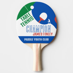 Paddle Design, Table Tennis Player/Club Paddle