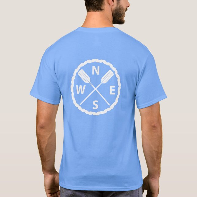 Paddle Explorer Design - Basic Dark T-Shirt (Back)