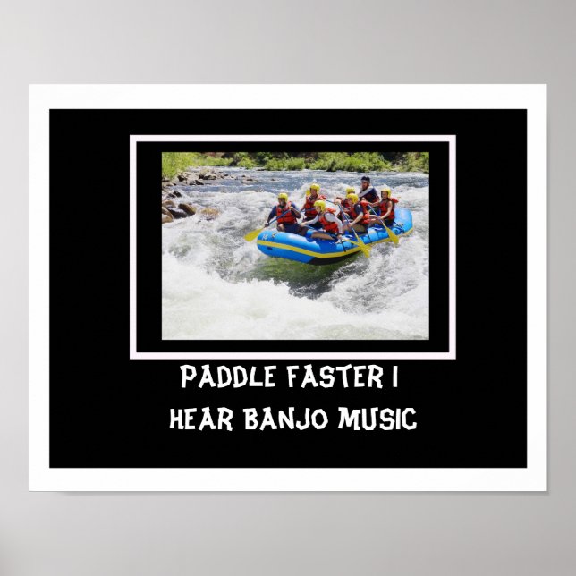 Paddle Faster Poster (Front)