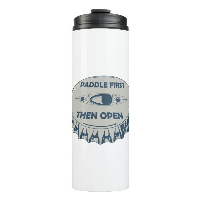 Paddle First Then Open Thermal Tumbler (Front)