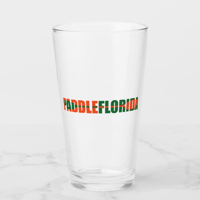 Paddle Florida Kayaking Glass (Front)