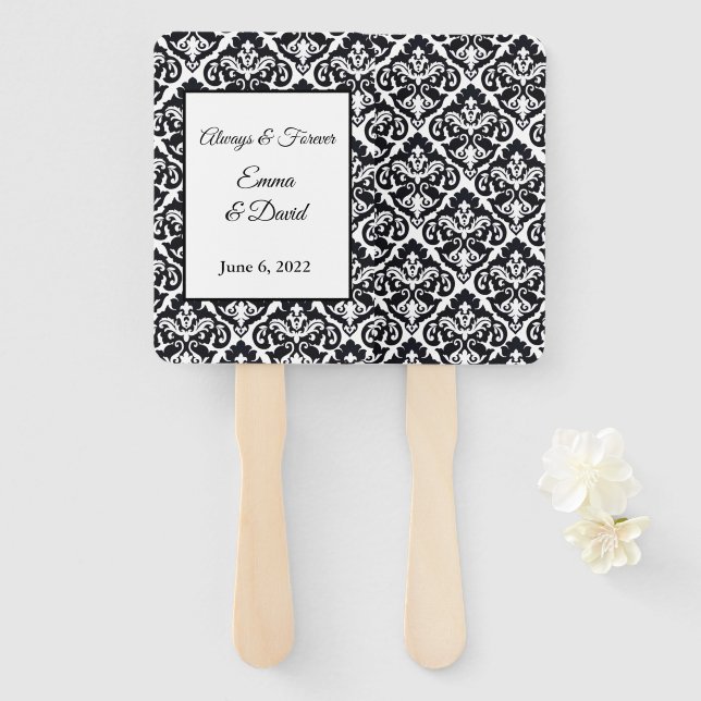 Paddle Hand Fan (Front and Back)