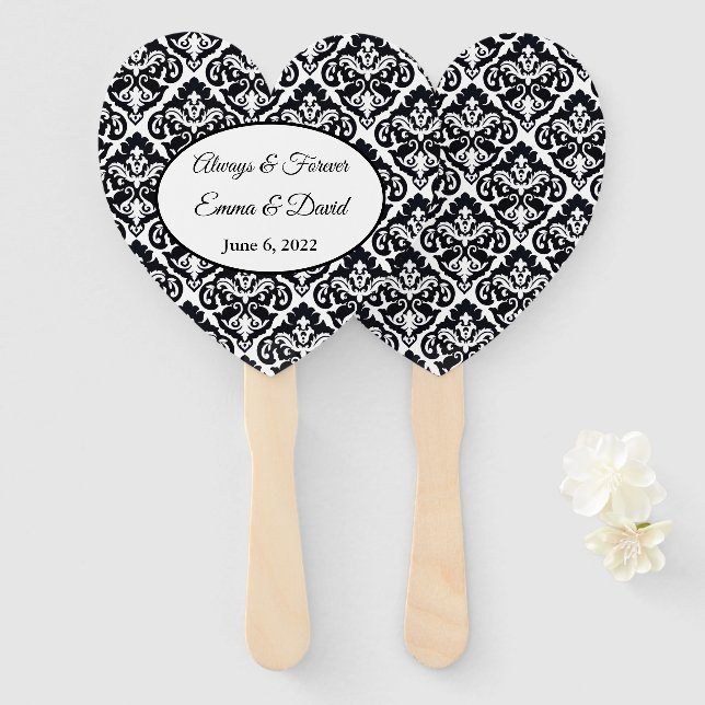 Paddle Hand Fan (Front and Back)