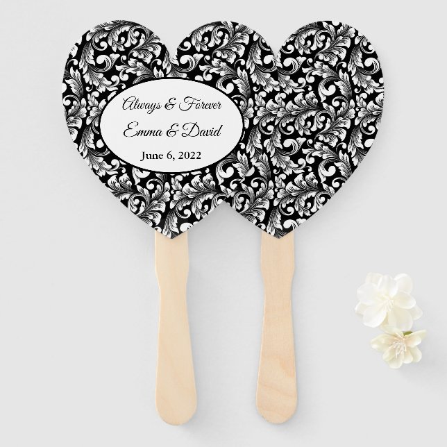 Paddle Hand Fan (Front and Back)