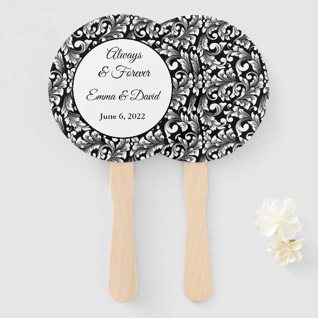 Paddle Hand Fan (Front and Back)