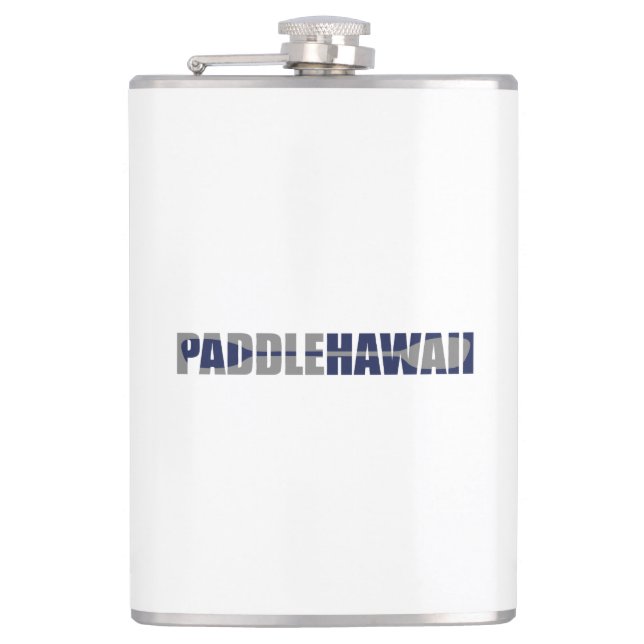 Paddle Hawaii Kayaking Hip Flask (Front)