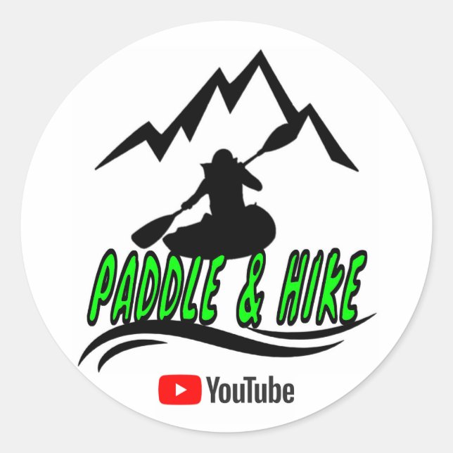 Paddle & Hike sticker 1 (Front)