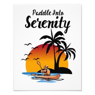Paddle Into Serenity Photo Print