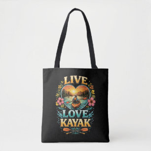 Paddle Into the Sunset Tote Bag