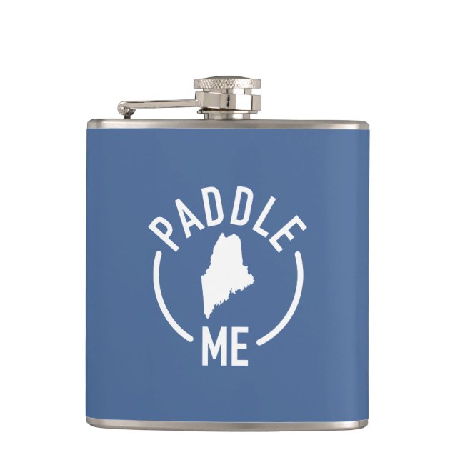 Paddle Maine Hip Flask (Front)
