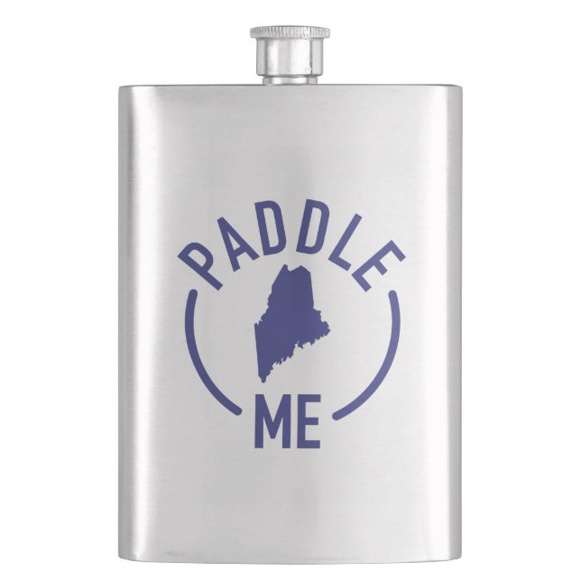 Paddle Maine Hip Flask (Front)