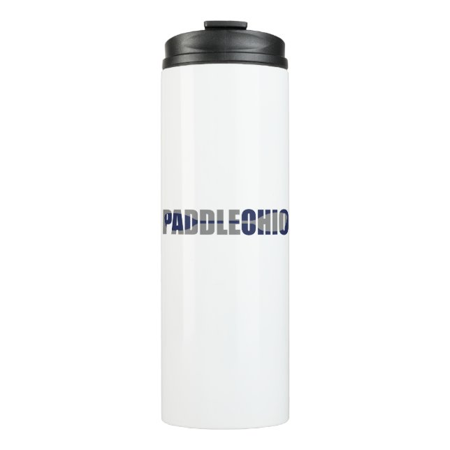 Paddle Ohio Kayaking Thermal Tumbler (Front)