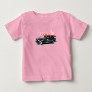 Paddle On Classic Car Design - Baby Fine Jersey T- T-Shirt