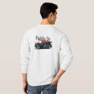 Paddle On Classic Car Design - Basic Long Sleeve T T-Shirt