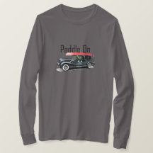 Paddle On Classic Car Design - Basic Long Sleeve T