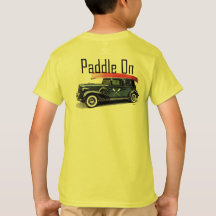 Paddle On Classic Car Design - Kids' Basic T-Shirt