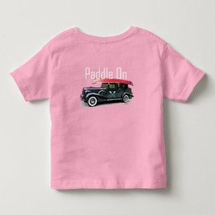Paddle On Classic Car Design - Toddler Fine Jersey T-Shirt
