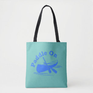 Paddle On Design - All-Over-Print Tote Bag, Medium Bag