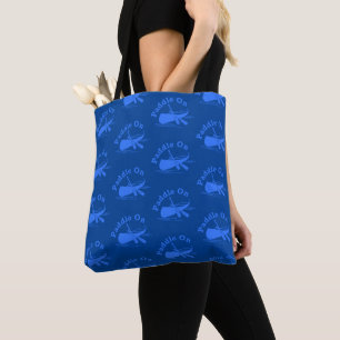 Paddle On Design - All-Over-Print Tote Bag, Medium Bag