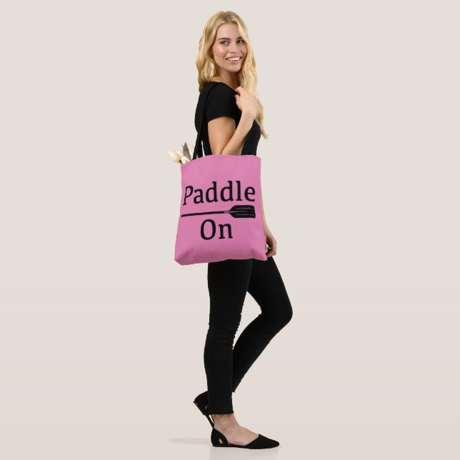 Paddle On Design - All-Over-Print Tote Bag, Medium Bag (On Model)