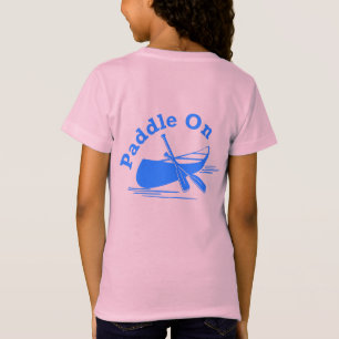 Paddle On Design - Girls' Fine Jersey T-Shirt