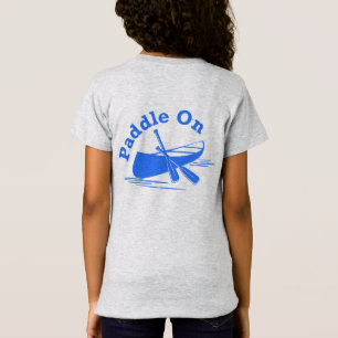 Paddle On Design - Girls' Fine Jersey T-Shirt