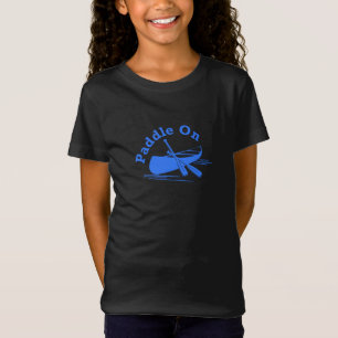 Paddle On Design - Girls' Fine Jersey T-Shirt