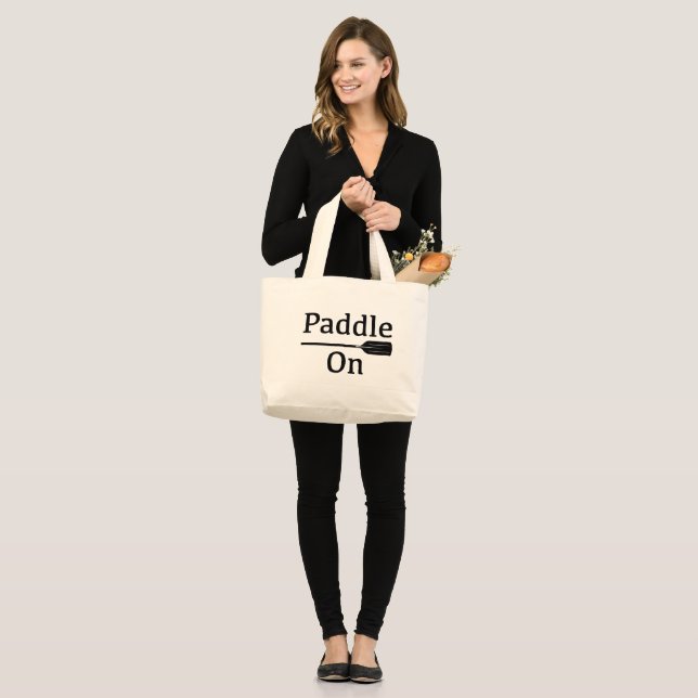 Paddle On Design - Jumbo Tote (Front (Model))