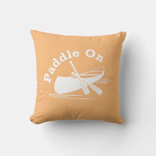 Paddle On Design - Throw Pillow 16" x 16" (Front)