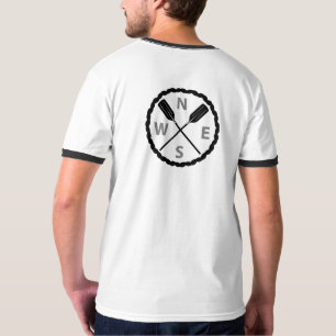 Paddle On Explorer Design - Men's Basic Ringer T-S T-Shirt