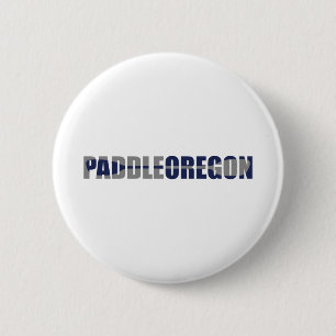 Paddle Oregon Kayaking 6 Cm Round Badge