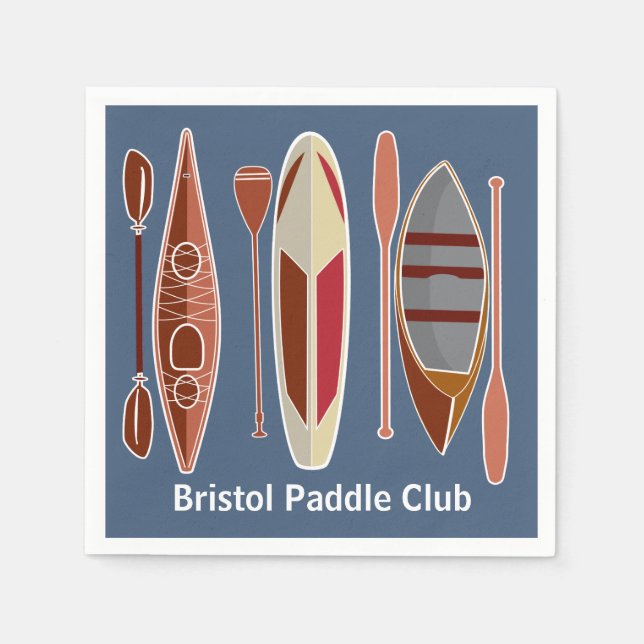 Paddle Passion Napkin (Front)