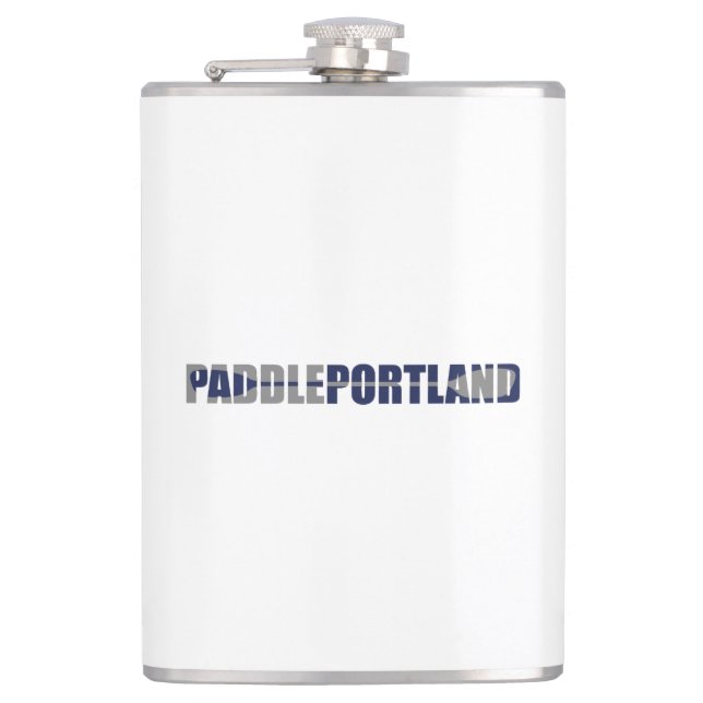 Paddle Portland Kayaking Hip Flask (Front)