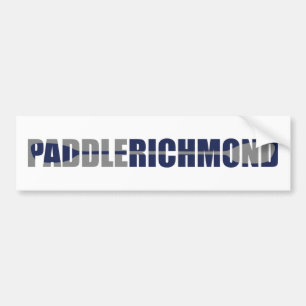Paddle Richmond Virginia Kayaking Bumper Sticker
