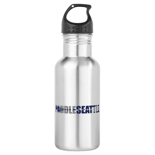 Paddle Seattle Kayaking 532 Ml Water Bottle (Front)
