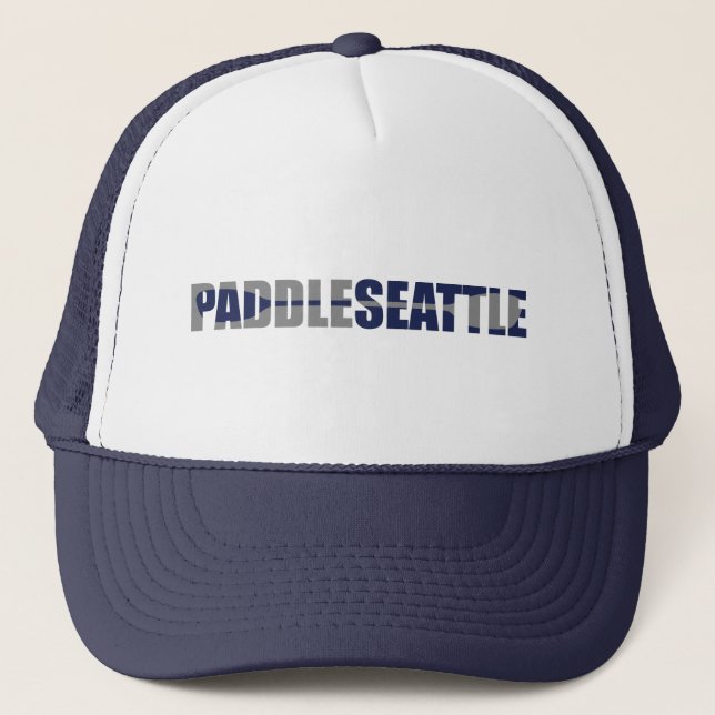 Paddle Seattle Kayaking Trucker Hat (Front)