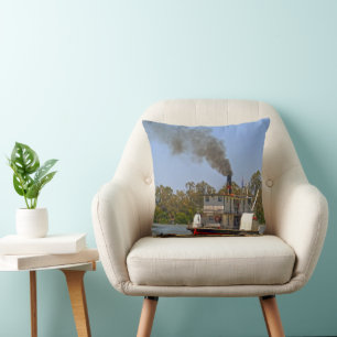 Paddle Steamer River Murray Australia, Cushion