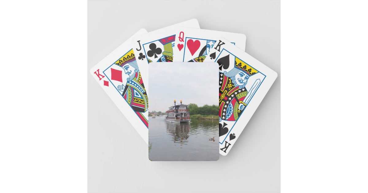 Paddle Steamer Southern Comfort Bicycle Playing Cards Zazzle Co Uk