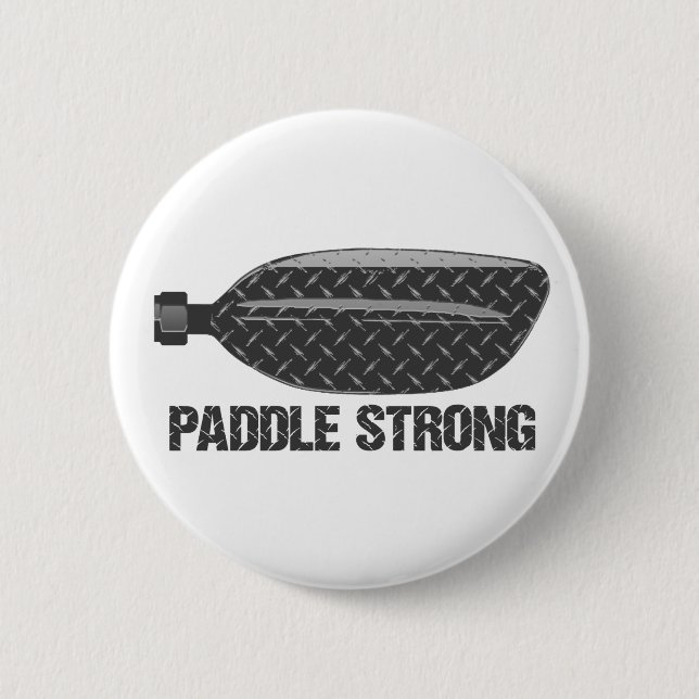 Paddle Strong 6 Cm Round Badge (Front)
