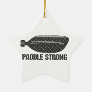 Paddle Strong Ceramic Tree Decoration