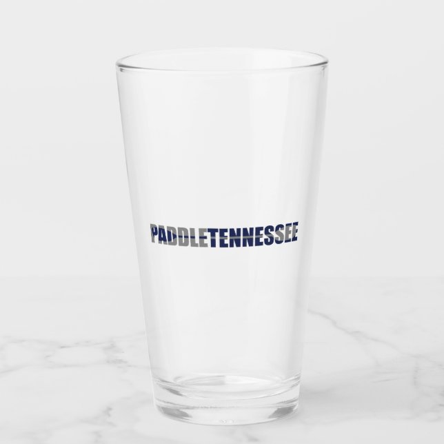 Paddle Tennessee Kayaking Glass (Front)
