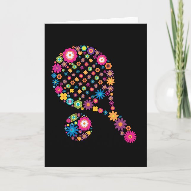 Paddle Tennis Card (Front)