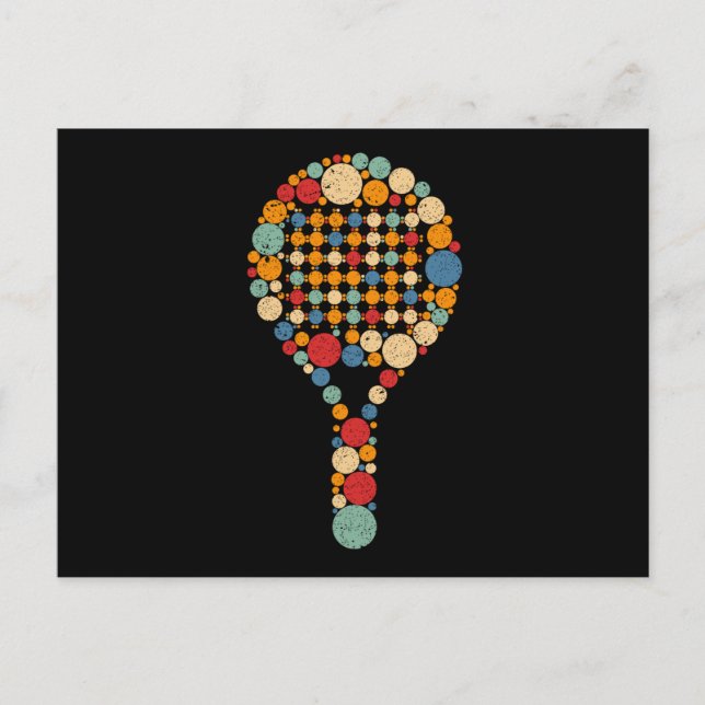 Paddle Tennis Postcard (Front)