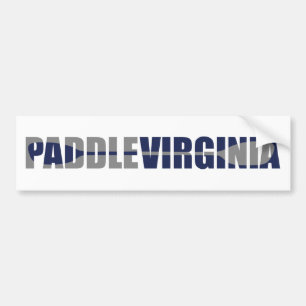 Paddle Virginia Kayaking Bumper Sticker