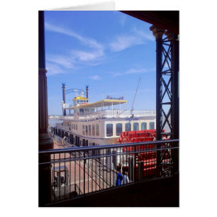 Paddle Wheeler on River