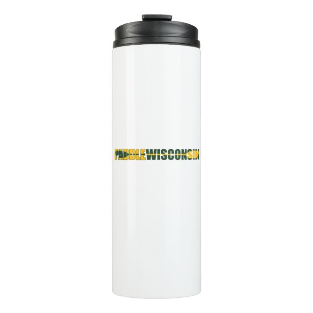 Paddle Wisconsin Kayaking Thermal Tumbler (Front)