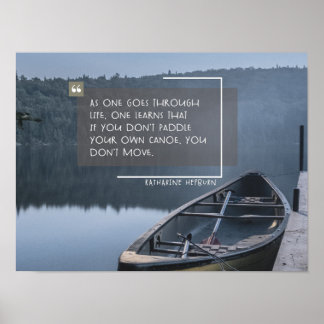 Paddle Your Own Canoe Poster