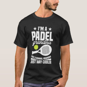 Paddleball Game Grandma Player Raquet Ball Fan Pad T-Shirt