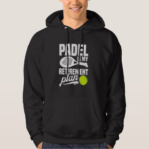 Paddleball Tournament Fan Retirement Lover Game Pa Hoodie