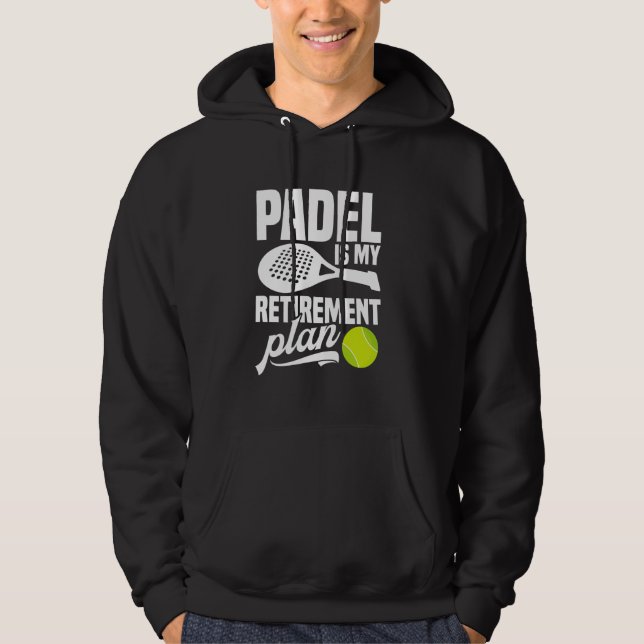 Paddleball Tournament Fan Retirement Lover Game Pa Hoodie (Front)
